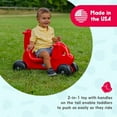 thumbnail image 3 of CarePlay 2-in-1 Puppy Push & Ride On Toy, Indoor & Outdoor Use, 50 lb Capacity, Red, 3 of 8