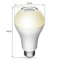 thumbnail image 3 of Feit Electric Intellibulb LED 12 Watt (60W Equivalent) Bright White (3000K), A19, Medium E26 Base, Bluetooh Speaker Light Bulb, 3 of 6