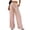 692#Khaki, variant on High Waisted Wide Leg Palazzo Trousers Women Soft Striped Elastic Waist Loose Fit Casual Daily Travel Lounge Pants With Convenient Pockets Light Blue 2XL