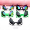 thumbnail image 3 of Funny Alien Glasses Party Sunglasses Fashion Rainbow Lenses Sun Glasses Holiday Dance Aliens Alternative Shapes Parties Supplies, 3 of 9
