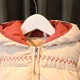 thumbnail image 5 of Gibobby Chamarra niñaRecién Nacido bebé niñas Patchwork primavera invierno grueso lindo abrigo con capucha chaqueta acolchada prendas de vestir ropa(Blanco, 6-9 Meses), 5 of 5
