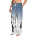 thumbnail image 2 of Bingfone Snowman And Christmas Tree Mens All Over Print Sleep Pajama Pants-Medium, 2 of 9