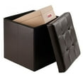 thumbnail image 5 of Winsome Ashford Faux Leather Ottoman with Storage, 5 of 5