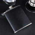 thumbnail image 4 of Matte Black Pocket Liquor Whiskey Hip Flask With Funnel And Premium Box - Stainless Steel And Leak Proof, 4 of 5