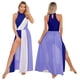 thumbnail image 3 of Disfraz de leotardo de gimnasia lírica de Ballet para mujer, vestidos con tutú de bailarina para fiesta de graduación sin mangas con cuello simulado, Ropa de baile moderna, 3 of 5