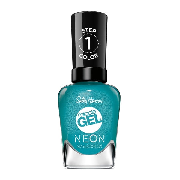 Sally Hansen Miracle Gel Nail Polish, Sea-riously Cool, 0.5 fl oz, No UV Lamp Needed, Long Lasting