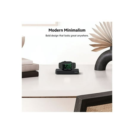 Belkin - BOOSTCHARGE PRO Portable Fast Charger for Apple Watch - Black