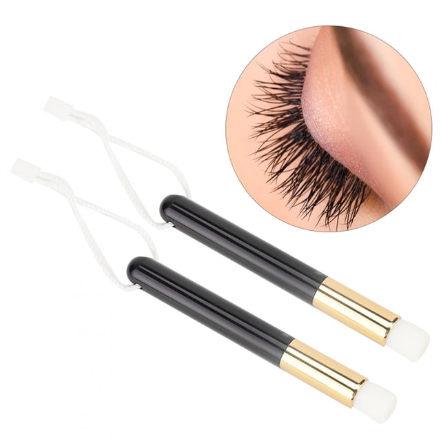 2 Pezas de Limpieza de Pestañas Cepillo para la Extensión de Cabello