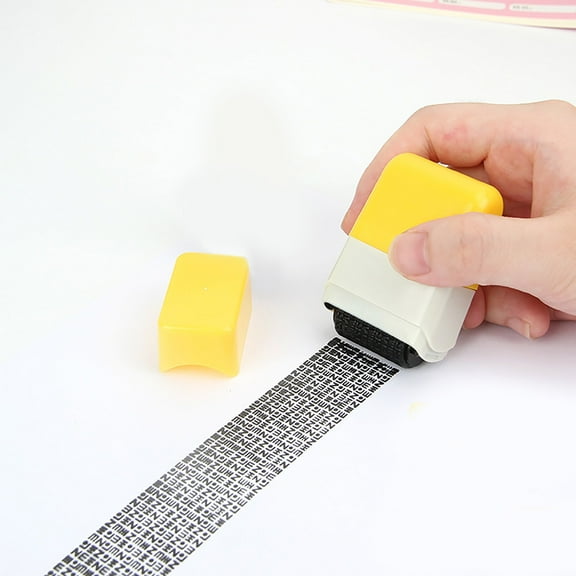XYKA Identity Roller Identity Stamp for ID Address Blockout 3ML with Lightweight and Easy to Carry with a Cover to Hide Your Personal Information