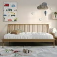 thumbnail image 3 of Castle Place Vintage Spindle Twin Size Wooden Daybed, Light Oak, 3 of 10