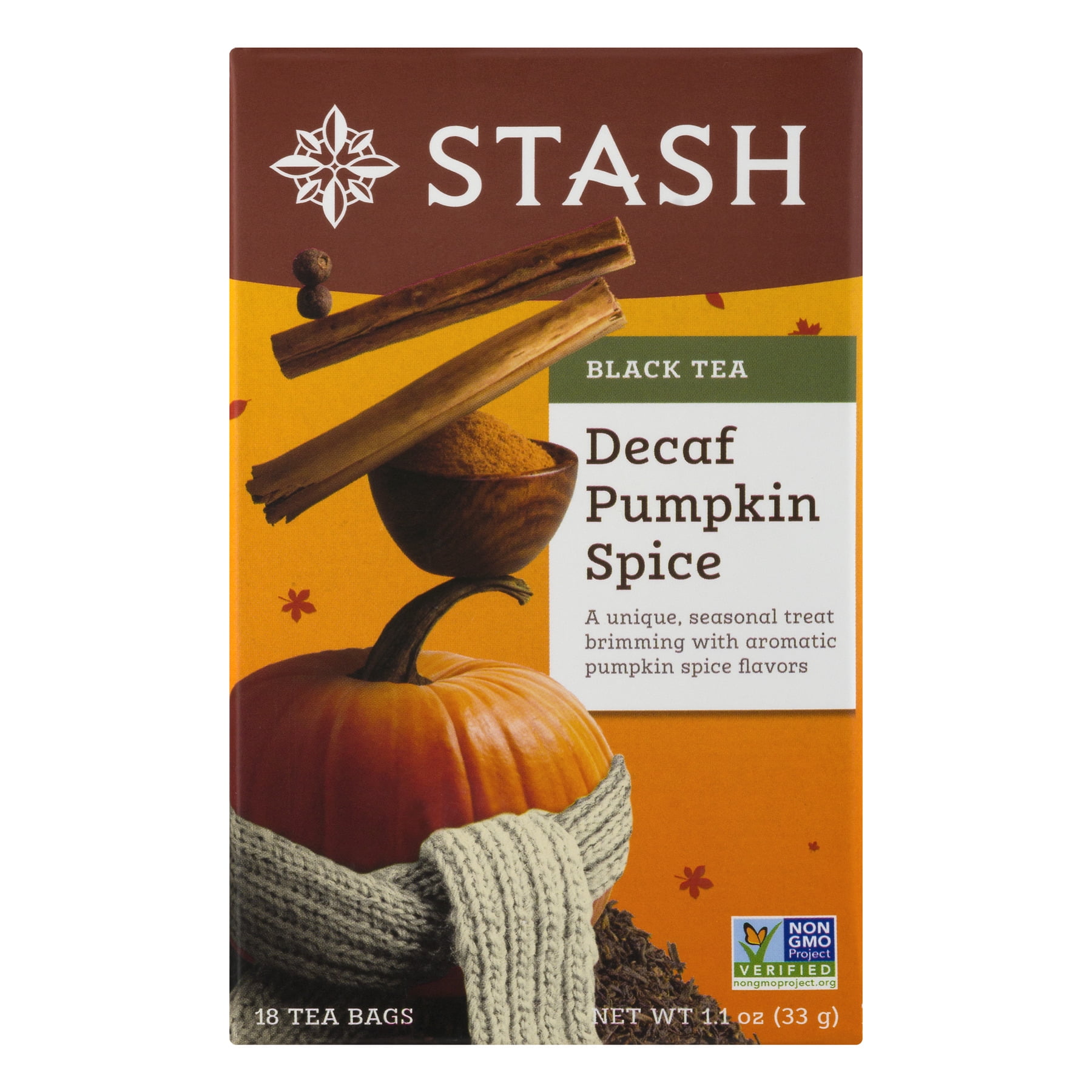 Stash Black Tea Decaf Pumpkin Spice