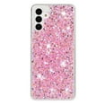 thumbnail image 2 of For Samsung Galaxy A14 5G Case,Cute Glitter Bling Twinkle Stardust with Drop Protection Shockproof Soft TPU Slim Flexible Phone Case Girls/Women Protective case for Samsung A14 5G,Pink, 2 of 6