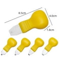 thumbnail image 2 of TISHITA 5 Types Ouvre-Couvercle de Boîtier Arrière de Montre Clé de Retrait de Montre Trousse d'Outils de Réparation Jaune, 2 of 8