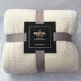 thumbnail image 1 of Awdenio Soft Warm Plaid Fleece Bed Blanket Large Mesh Flannel Blankets Thick Breathable, 1 of 1