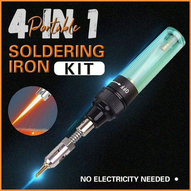 Fiudx Soldado Degas, Herramienta de Soldadura Portátil Inalámbrica, Tipo Bolígrafo y Calórico Rápido, para Reparación de Electrónica y Aficionados, Aficionados Al Bricolaje, Diseño de Tanque de Gas.