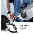 thumbnail image 6 of Suritch Protective Case for JBL Vibe Beam, Vibe Beam 2, Vibe 200TWS Earbuds with Carabiner, Cleaning Kit and Removal Tool, Black, 6 of 7