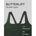 thumbnail image 3 of CRZ YOGA Butterlift Square Neck Sports Bras for Women Wireless Racerback Workout Yoga Top Non Padded, 3 of 5