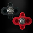 thumbnail image 4 of 3/8" Single Stud Battery Junction Posts, Ampper Heavy Duty Power and Ground Junction Block Power Distribution Studs Terminal Kit, Pack of 2 (Red and Black), 4 of 8