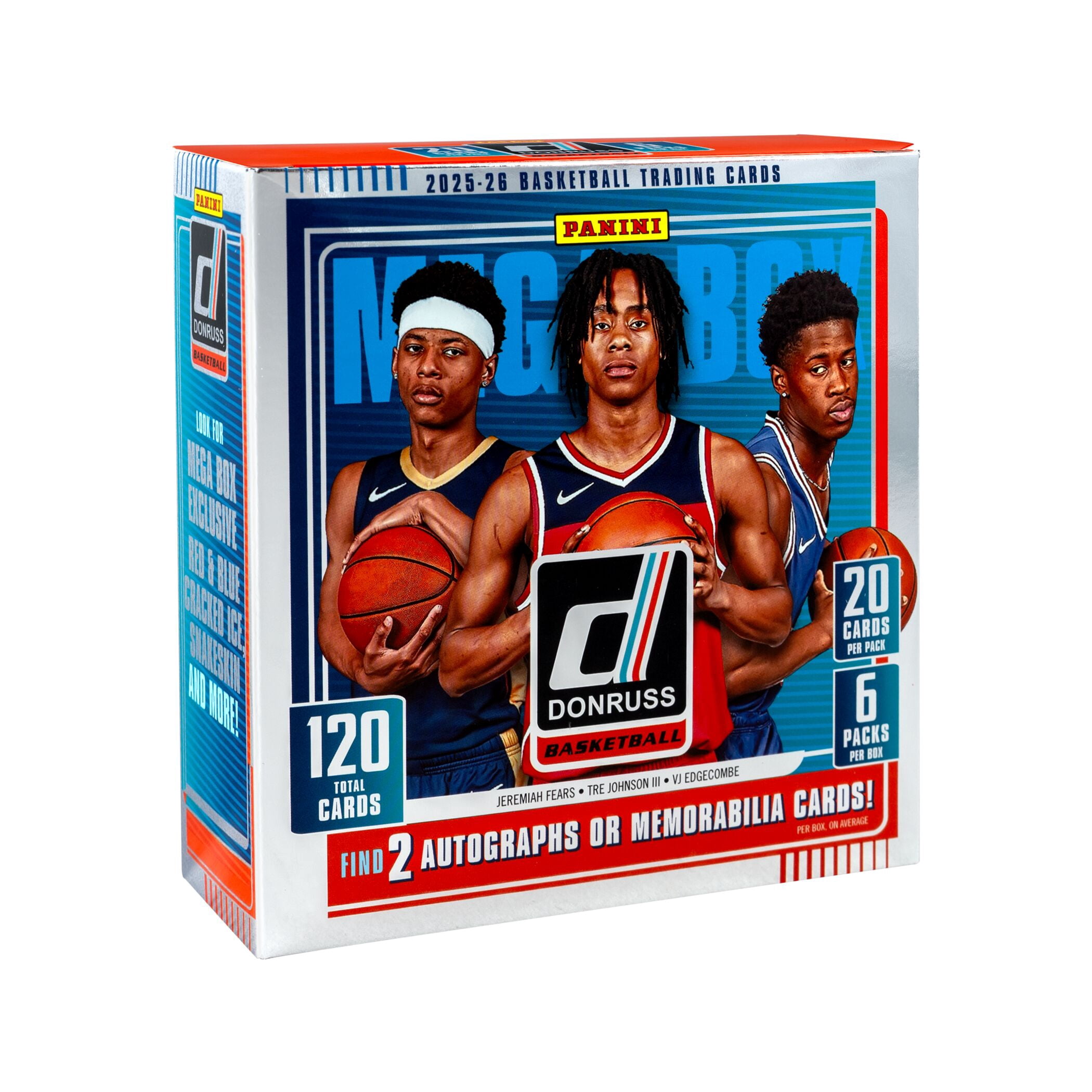 2025-26 Panini Donruss Basketball Trading Cards Mega Box