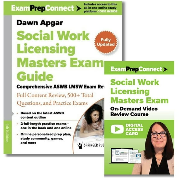 Social Work Licensing Masters Exam Guide and Lmsw Exam Video On-Demand Review Course Set: Featuring 14 Hours of Instruct, (Paperback)