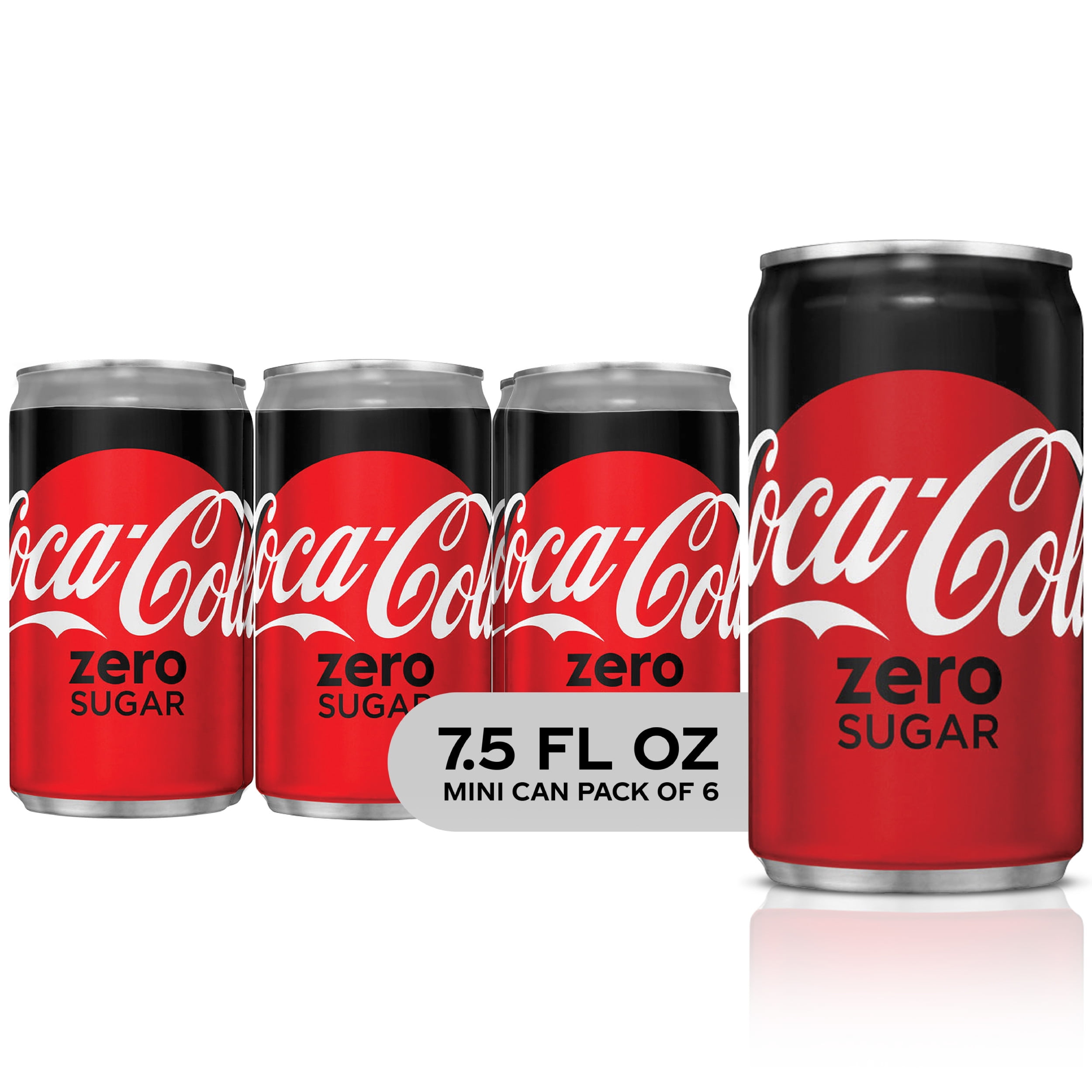  Coke Zero Sugar Diet Soda Soft Drink 7.5 fl oz 6 Pack - Walmart.com 