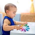 thumbnail image 4 of Fidget Dimple Toy Stress Relief Anti-Anxiety Autism Hand Toy for Kids Aduts, Easy to Use and Carry, Soft Silicone Colorful Decompression Toy, Sensory Fidget Dimple Simple Push Pop Bubble Toy (#I), 4 of 8