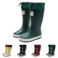 thumbnail image 3 of Male Female Couples High-Tube Outdoor Non-Slip Lightweight Rubber Boots Rainboots Waterproof Car Wash Work Anti-Slipping Rain Boots Summer Garden Shoes, 3 of 5