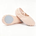 thumbnail image 5 of Otqutp Ballet Shoes for Teen Girls Stretch Yoga Canvas Dance Slippers Split Sole for Kids Breathable Soft Bottom Shoes, 5 of 9