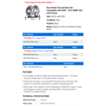 thumbnail image 2 of Rear Brake Pad and Rotor Kit - Compatible with 2009 - 2013 BMW 328i xDrive Base 2010 2011 2012, 2 of 2