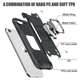 thumbnail image 3 of Estuche para iPhone SE Estuche con protección contra caídas de grado militar, Estuches protectores para teléfono a prueba de golpes, con anillo de montaje para automóvil Estuche con soporte, 3 of 5