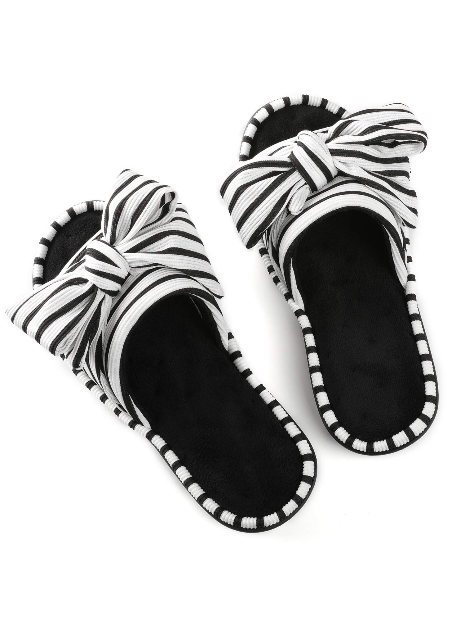 ULTRAIDEAS Women's Memory Foam Open Toe Slide Slippers with