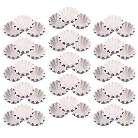 Minkissy 50Pcs Black Fragrance Warmer Plates Wax Melting Warmer Liner Bowls with Adjustable Edges for Aromatherapy