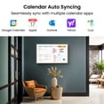 thumbnail image 6 of ApoloSign 21.5 inch Digital Calendar, Dual-Mode Smart Wall Calendar & Interactive Electronic Touchscreen Chore Chart & Meal Planner for Family Schedules, Sync Calendars, Wall Mount Included (Teak), 6 of 20