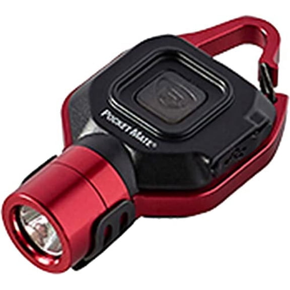 Streamlight 73301 325-Lumen Pocket Mate Keychain/Clip-on USB Rechargeable Flashlight, Red
