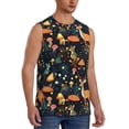 thumbnail image 2 of Uemuo Forest Elf Pattern Men's Sleeveless T-Shirt,Muscle Athletic Tank Top, Moisture-wicking Quick-dry Breathable Classic Tee Top for Gym Run Outdoor Sports-Small, 2 of 8