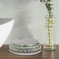 thumbnail image 4 of nu steel GLA330-3 Glacier Collection Dish Sink Bar Holder Soap Saver Hand Craft for Kitchen Bathroom Shower and Countertop, Rainbow Lustre Finish, 4 of 7