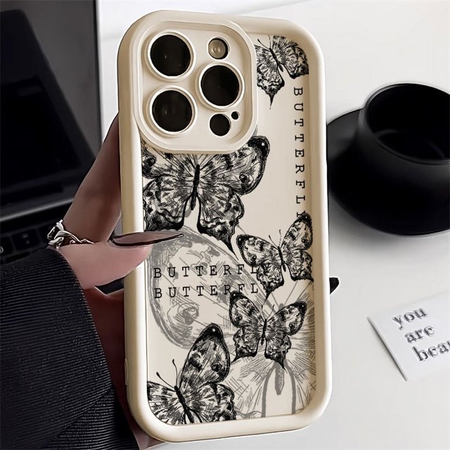 Sexy Girl Étui de Téléphone Lèvres Rouges pour iPhone 15 14 11 12 13 Pro Max 14 15 Plus 7 8 Plus X XR TP Max Mode Kisses Couverture Protectrice RJ