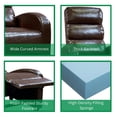 thumbnail image 3 of ViscoLogic EuroLuxe Sièges de Théâtre Inclinables Manuels pour Salon, Fauteuil Inclinable Moderne, Marron, 3 of 3