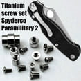 thumbnail image 2 of Knife Screws Pivot kit Lanyard Tube Accessory fit for Spyderco Paramilitary PM2 C81, 2 of 8