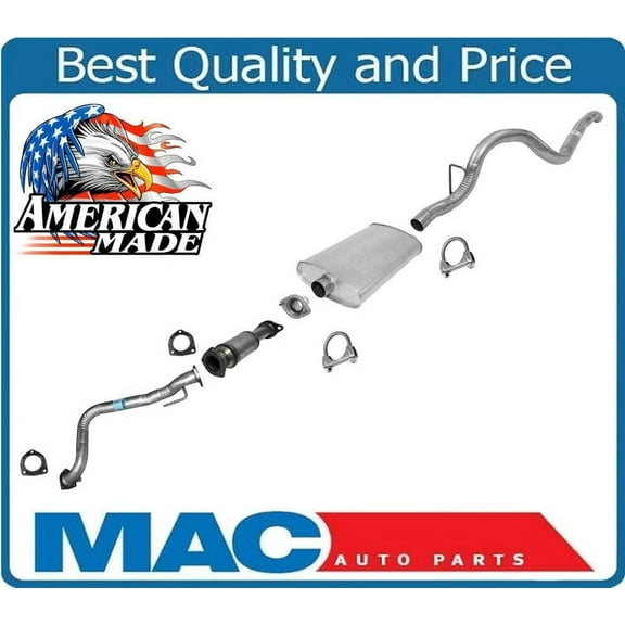 For 2001 Cherokee 4.0 With California Emissions Converter Muffler Exhaust System