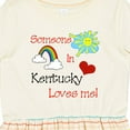 thumbnail image 4 of Inktastic Someone in Kentucky Loves Me Girls Toddler Dress, 4 of 5
