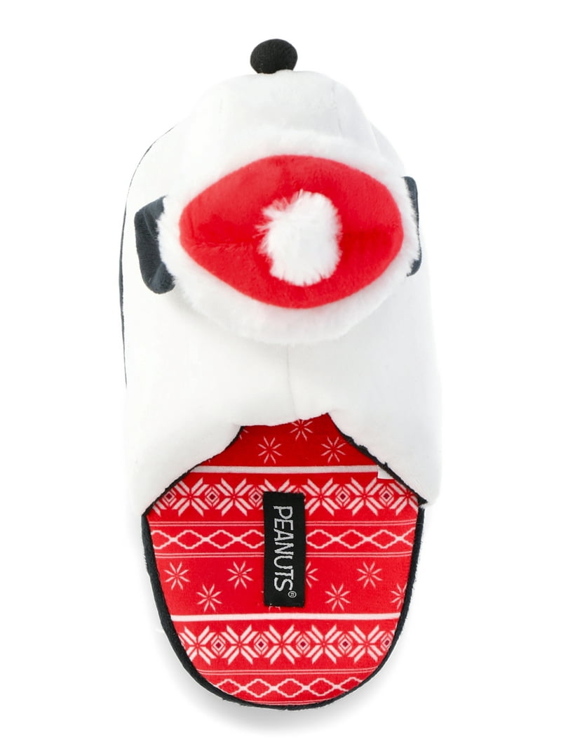 Peanuts Christmas 3D Scuff Snoopy Holiday Slippers