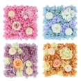 thumbnail image 4 of Artificial Flowers Wall Background 3D Flower Wall Panels Wedding Decor, 4 of 5