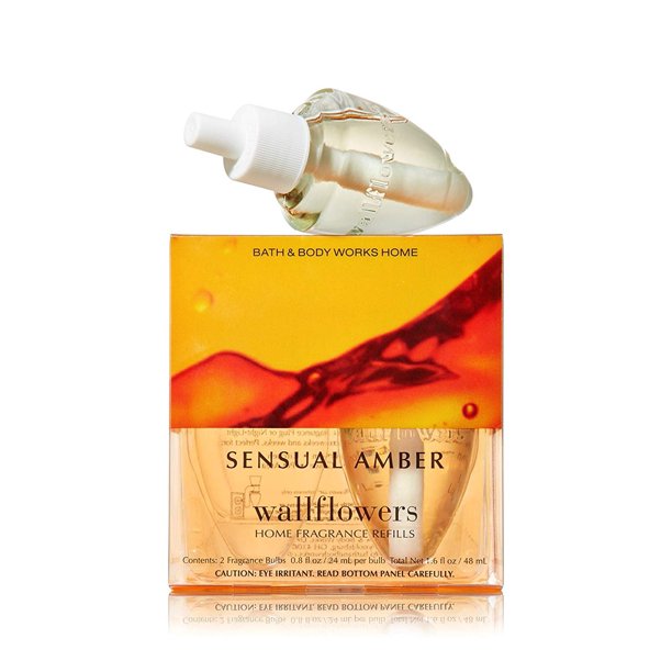 Bath & Body Works Wallflowers Refill Bulbs 2 Pack Sensual Amber