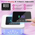 thumbnail image 4 of 33W UV LED Nail Lamp Professional Nail Dryer With 4 Timer Smart Sensor Lamp For Toes Nails Compatible With All Gel Type ,High Power, 4 of 5