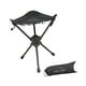 thumbnail image 2 of Taburete giratorio para acampar, taburete trípode plegable, silla portátil con bolsa de almacenamiento para senderismo, playa, caminatas, conciertos, Negro, 2 of 8