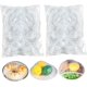 thumbnail image 1 of Cubierta de plástico desechable para envolver el hogar, cubierta telescópica para almacenamiento de alimentos en la cocina, cubiertas elásticas para almacenamiento de alimentos, 200 Uds., 1 of 5