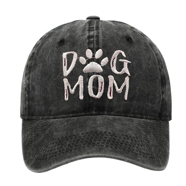 Gorra de béisbol para mamá, regalo para el Día de la Madre, gorra de béisbol ajustable para mujer, ideal para viajes a la playa. negro
