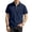Navy, variant on Bbyeadc Golf Shirts for Men Short Sleeve Collared Golf T-Shirt Lightweight Slim Golf Shirt Classic Summer T-Shirt with Chest Pocket,Blue (L)