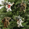 thumbnail image 6 of Christmas Animal Ornament, Myth Meets Holiday Magic, Funny Sasquatch Christmas Decor for Tree, Lifelike Wildlifes Collect, Forest Animal Lovers Gift, 6 of 6